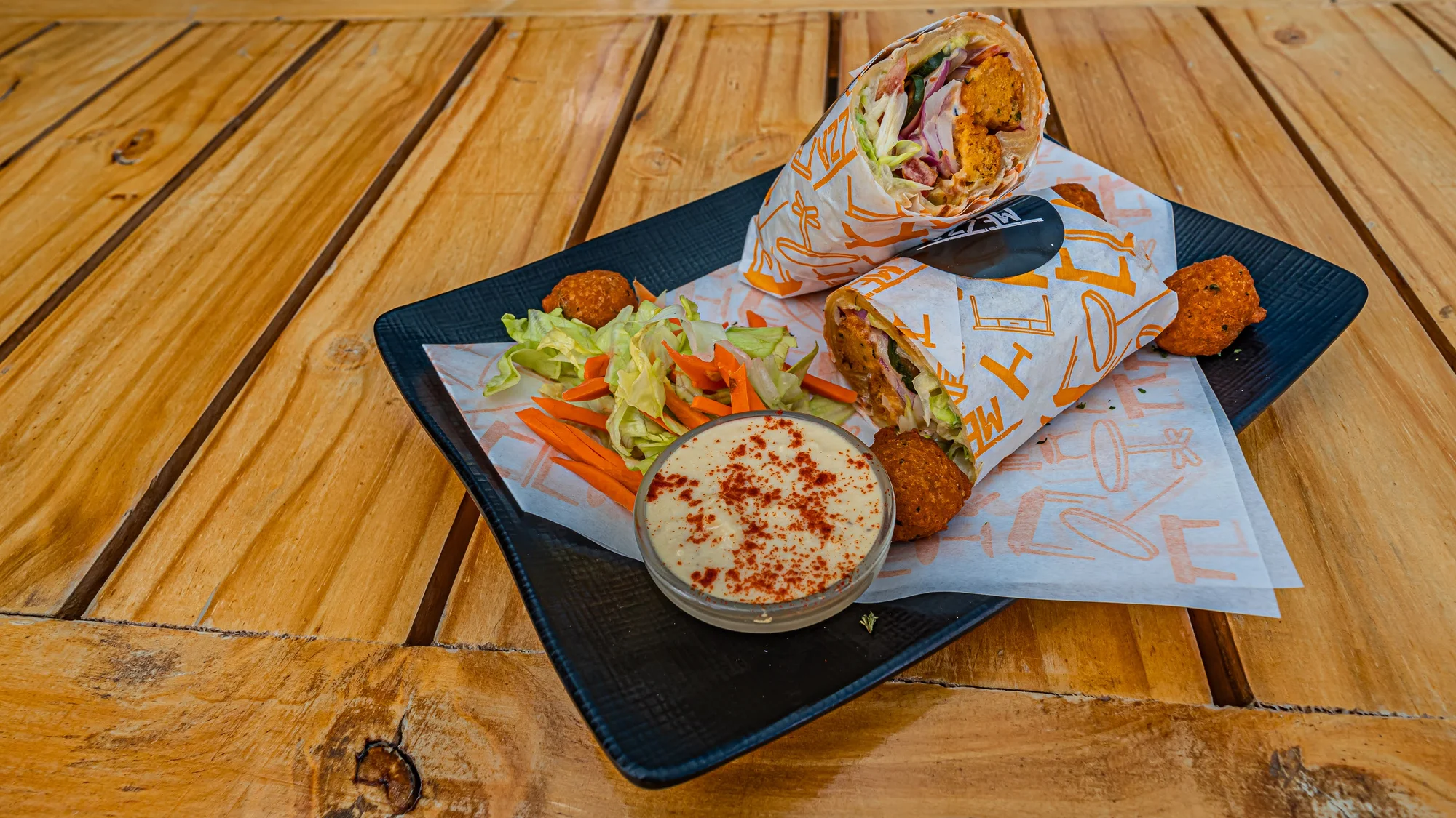 Mezza Falafel Shawarma Roll