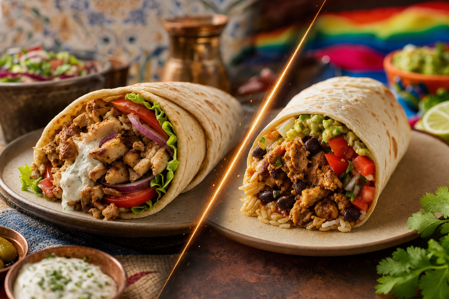Shawarma Versus Burrito: The Ultimate Wrap Showdown